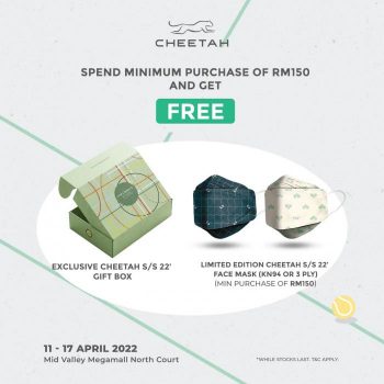 Cheetah-Exclusive-Promotion-at-Mid-Valley-1-350x350 - Apparels Fashion Accessories Fashion Lifestyle & Department Store Kuala Lumpur Promotions & Freebies Selangor 
