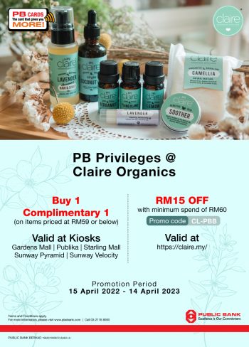 Claire-Organics-Public-Bank-Promo-350x488 - Bank & Finance Beauty & Health Johor Kedah Kelantan Kuala Lumpur Melaka Negeri Sembilan Pahang Penang Perak Perlis Personal Care Promotions & Freebies Public Bank Putrajaya Sabah Sarawak Selangor Skincare Terengganu 