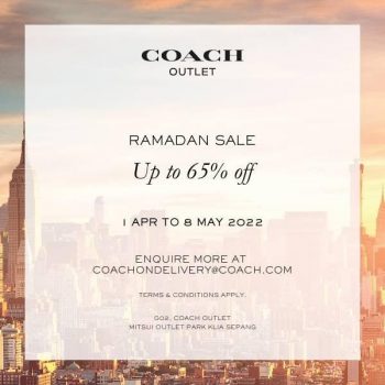 Coach-Ramadan-Sale-at-Mitsui-Outlet-Park-350x350 - Bags Fashion Accessories Fashion Lifestyle & Department Store Handbags Malaysia Sales Selangor 
