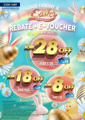 Cosway-Good-Friday-Easter-Promotion-350x495 - Johor Kedah Kelantan Kuala Lumpur Melaka Negeri Sembilan Others Pahang Penang Perak Perlis Promotions & Freebies Putrajaya Sabah Sarawak Selangor Terengganu 