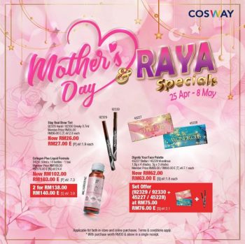 Cosway-Mothers-Day-Raya-Specials-3-350x349 - Beauty & Health Cosmetics Health Supplements Johor Kedah Kelantan Kuala Lumpur Melaka Negeri Sembilan Others Pahang Penang Perak Perlis Personal Care Promotions & Freebies Putrajaya Sabah Sarawak Selangor Terengganu 