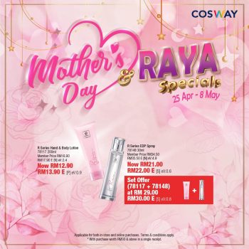 Cosway-Mothers-Day-Raya-Specials-4-350x350 - Beauty & Health Cosmetics Health Supplements Johor Kedah Kelantan Kuala Lumpur Melaka Negeri Sembilan Others Pahang Penang Perak Perlis Personal Care Promotions & Freebies Putrajaya Sabah Sarawak Selangor Terengganu 