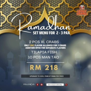 Crazy-Crabs-Ramadhan-Deal-1-350x350 - Beverages Food , Restaurant & Pub Promotions & Freebies Selangor 