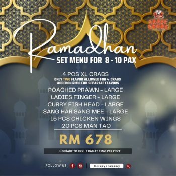 Crazy-Crabs-Ramadhan-Deal-3-350x350 - Beverages Food , Restaurant & Pub Promotions & Freebies Selangor 