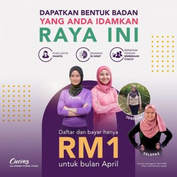Curves-Special-Gym-for-Women-350x350 - Fitness Kuala Lumpur Perak Promotions & Freebies Sarawak Selangor Sports,Leisure & Travel 