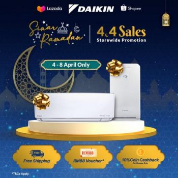 Daikin-4.4-Sale-on-Lazada-Shopee-350x350 - Electronics & Computers Home Appliances Johor Kedah Kelantan Kitchen Appliances Kuala Lumpur Malaysia Sales Melaka Negeri Sembilan Online Store Pahang Penang Perak Perlis Putrajaya Sabah Sarawak Selangor Terengganu 