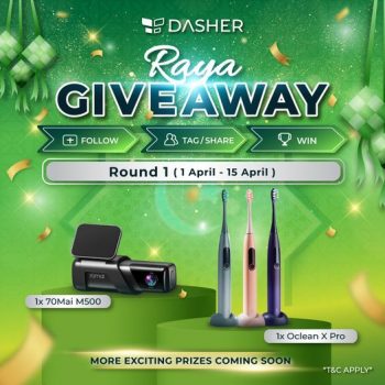 Dasher-Raya-Giveaway-Deal-350x350 - Events & Fairs Johor Kedah Kelantan Kuala Lumpur Melaka Negeri Sembilan Online Store Others Pahang Penang Perak Perlis Putrajaya Sabah Sarawak Selangor Terengganu 