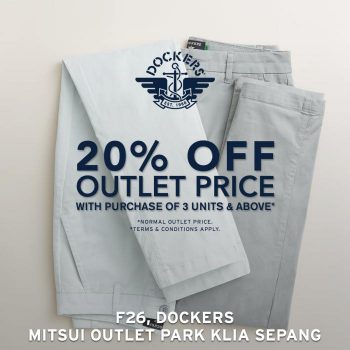 Dockers-Ramadan-Raya-Sale-at-Mitsui-Outlet-Park-350x350 - Apparels Fashion Accessories Fashion Lifestyle & Department Store Malaysia Sales Selangor 