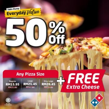 Dominos-Pizza-Free-Extra-Cheese-Promotion-350x350 - Beverages Food , Restaurant & Pub Johor Kedah Kelantan Kuala Lumpur Melaka Negeri Sembilan Online Store Pahang Penang Perak Perlis Pizza Promotions & Freebies Putrajaya Sabah Sarawak Selangor Terengganu 