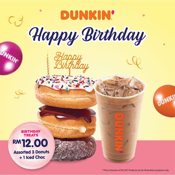 6 Apr 2022 Onward: Dunkin Happy Birthday Treat - EverydayOnSales.com