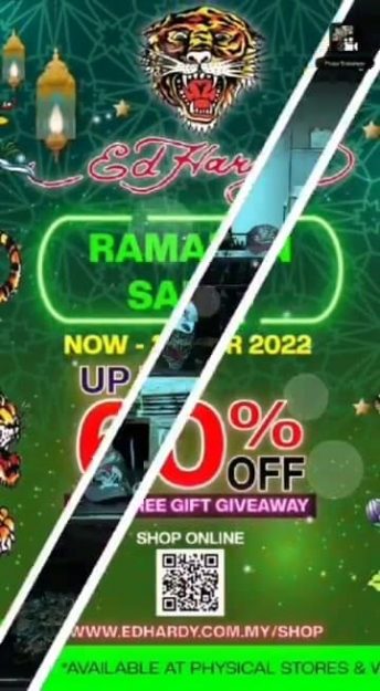 Ed-Hardy-Ramadan-Sale-344x625 - Apparels Fashion Accessories Fashion Lifestyle & Department Store Johor Kedah Kelantan Kuala Lumpur Malaysia Sales Melaka Negeri Sembilan Online Store Pahang Penang Perak Perlis Putrajaya Sabah Sarawak Selangor Terengganu 