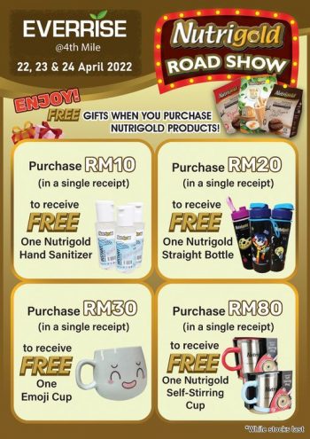 Everrise-Nutrigold-Roadshow-350x495 - Promotions & Freebies Sarawak Supermarket & Hypermarket 