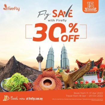 Firefly-Airlines-Domestic-30-OFF-Promotion-350x350 - Air Fare Johor Kedah Kelantan Kuala Lumpur Melaka Negeri Sembilan Online Store Pahang Penang Perak Perlis Promotions & Freebies Putrajaya Sabah Sarawak Selangor Sports,Leisure & Travel Terengganu Travel Packages 