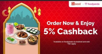 FoodPanda-Free-5-Cashback-with-Boost-350x185 - Johor Kedah Kelantan Kuala Lumpur Melaka Negeri Sembilan Pahang Penang Perak Perlis Putrajaya Sabah Sarawak Selangor Terengganu 