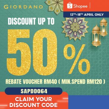 GIORDANO-50-off-Promo-350x350 - Apparels Fashion Accessories Fashion Lifestyle & Department Store Johor Kedah Kelantan Kuala Lumpur Melaka Negeri Sembilan Online Store Pahang Penang Perak Perlis Promotions & Freebies Putrajaya Sabah Sarawak Selangor Terengganu 