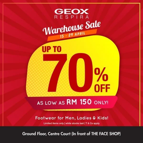 15-29 Apr 2022: Geox Sale EverydayOnSales.com