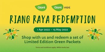 Giant-Giant-Mini-FREE-Raya-Green-Packets-Promotion-350x175 - Johor Kedah Kelantan Kuala Lumpur Melaka Negeri Sembilan Pahang Penang Perak Perlis Promotions & Freebies Putrajaya Sabah Sarawak Selangor Supermarket & Hypermarket Terengganu 
