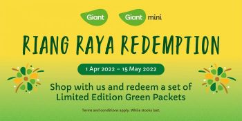 Giant-Giant-Mini-FREE-Raya-Green-Packets-Promotion-350x175 - Johor Kedah Kelantan Kuala Lumpur Melaka Negeri Sembilan Pahang Penang Perak Perlis Promotions & Freebies Putrajaya Sabah Sarawak Selangor Supermarket & Hypermarket Terengganu 