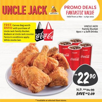 Giant-Uncle-Jack-Promotion-350x350 - Beverages Food , Restaurant & Pub Johor Kedah Kelantan Kuala Lumpur Melaka Negeri Sembilan Pahang Penang Perak Perlis Promotions & Freebies Putrajaya Sabah Sarawak Selangor Terengganu 