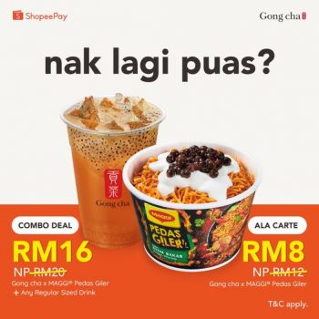 Gong-Cha-ShopeePay-Deal-350x350 - Beverages Food , Restaurant & Pub Johor Kedah Kelantan Kuala Lumpur Melaka Negeri Sembilan Pahang Penang Perak Perlis Promotions & Freebies Putrajaya Sabah Sarawak Selangor Terengganu 