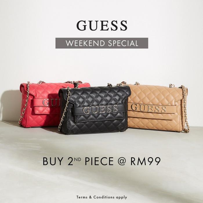 1-3 Apr 2022: Guess Handbags Weekend Sale at Johor Premium Outlets