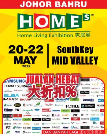 HOMEs-Home-Living-Exhibition-Sale-at-Southkey-Mid-Valley-350x438 - Electronics & Computers Home Appliances Johor Kitchen Appliances Malaysia Sales 