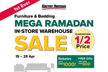 Harvey-Norman-Mega-Ramadhan-Warehouse-Sale-350x232 - Furniture Home & Garden & Tools Home Decor Johor Kedah Kelantan Kuala Lumpur Melaka Negeri Sembilan Online Store Pahang Penang Perak Perlis Putrajaya Sabah Sarawak Selangor Terengganu Warehouse Sale & Clearance in Malaysia 