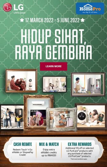 HomePro-Hidup-Sihat-Raya-Gembira-With-LG-Promotion-350x547 - Electronics & Computers Home Appliances Johor Kedah Kelantan Kitchen Appliances Kuala Lumpur Melaka Negeri Sembilan Pahang Penang Perak Perlis Promotions & Freebies Putrajaya Sabah Sarawak Selangor Terengganu 