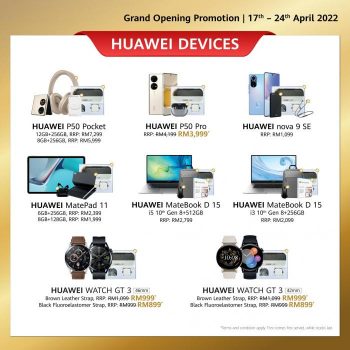 Huawei-Grand-Opening-Promotion-at-Pavilion-Bukit-Jalil-2-350x350 - Computer Accessories Electronics & Computers IT Gadgets Accessories Kuala Lumpur Laptop Mobile Phone Promotions & Freebies Selangor Tablets 