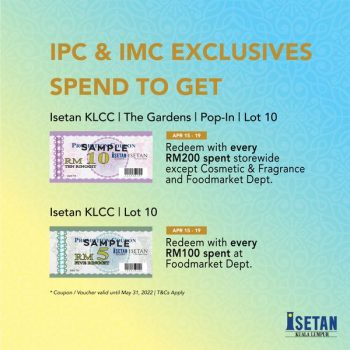 Isetan-Members-Festive-Anniversary-Sale-1-350x350 - Kuala Lumpur Malaysia Sales Selangor Supermarket & Hypermarket 