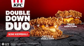 KFC-Cheezilla-Double-Down-Zinger-Double-Down-350x192 - Beverages Food , Restaurant & Pub Johor Kedah Kelantan Kuala Lumpur Melaka Negeri Sembilan Pahang Penang Perak Perlis Promotions & Freebies Putrajaya Sabah Sarawak Selangor Terengganu 