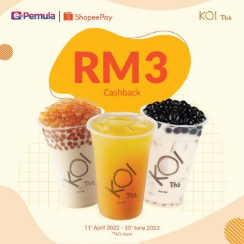 KOI-Shopee-ePemula-Promotion-350x350 - Beverages Food , Restaurant & Pub Johor Kedah Kelantan Kuala Lumpur Melaka Negeri Sembilan Pahang Penang Perak Perlis Promotions & Freebies Putrajaya Sabah Sarawak Selangor Terengganu 