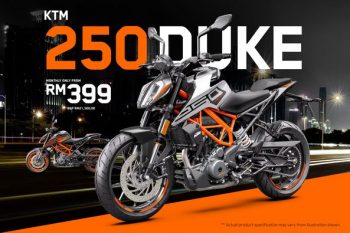 KTM-250-DUKE-Promo-350x233 - Johor Kedah Kelantan Kuala Lumpur Melaka Motorbikes Negeri Sembilan Pahang Penang Perak Perlis Promotions & Freebies Putrajaya Sabah Sarawak Selangor Terengganu 