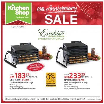 Kitchen-Shop-10-Anniversary-Sale-10-350x350 - Electronics & Computers Home & Garden & Tools Kitchen Appliances Kitchenware Kuala Lumpur Malaysia Sales Selangor 