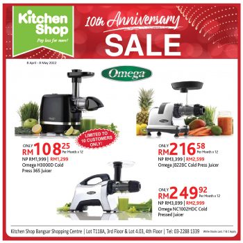 Kitchen-Shop-10-Anniversary-Sale-11-350x350 - Electronics & Computers Home & Garden & Tools Kitchen Appliances Kitchenware Kuala Lumpur Malaysia Sales Selangor 