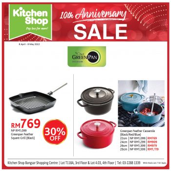 Kitchen-Shop-10-Anniversary-Sale-3-350x350 - Electronics & Computers Home & Garden & Tools Kitchen Appliances Kitchenware Kuala Lumpur Malaysia Sales Selangor 
