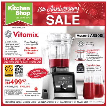 Kitchen-Shop-10-Anniversary-Sale-7-350x350 - Electronics & Computers Home & Garden & Tools Kitchen Appliances Kitchenware Kuala Lumpur Malaysia Sales Selangor 