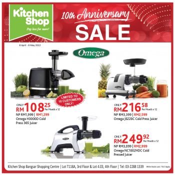 Kitchen-Shop-10th-Anniversary-Sale-at-BSC-12-350x350 - Home & Garden & Tools Kitchenware Kuala Lumpur Malaysia Sales Selangor 