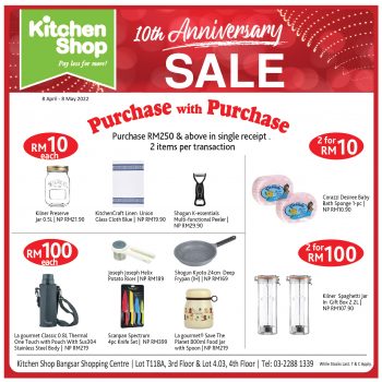 Kitchen-Shop-10th-Anniversary-Sale-at-BSC-16-350x350 - Home & Garden & Tools Kitchenware Kuala Lumpur Malaysia Sales Selangor 