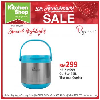 Kitchen-Shop-10th-Anniversary-Sale-at-BSC-2-350x350 - Home & Garden & Tools Kitchenware Kuala Lumpur Malaysia Sales Selangor 