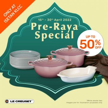 Le-Creusets-Pre-Raya-Special-Promotion-at-Isetan-KLCC-350x350 - Home & Garden & Tools Kitchenware Kuala Lumpur Promotions & Freebies Selangor 