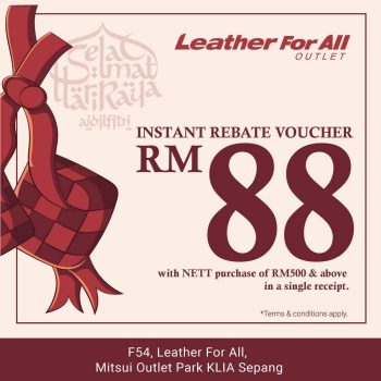 Leather-For-All-Ramadan-Raya-Sale-at-Mitsui-Outlet-Park-350x350 - Fashion Accessories Fashion Lifestyle & Department Store Malaysia Sales Selangor 