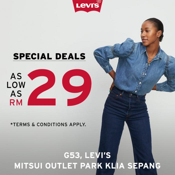 22-30 Apr 2022: Levi's Ramadan & Raya Sale at Mitsui Outlet Park -  