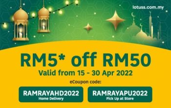 Lotuss-Shop-Online-RM5-OFF-Ramadhan-Raya-Promo-350x222 - Johor Kedah Kelantan Kuala Lumpur Melaka Negeri Sembilan Pahang Penang Perak Perlis Promotions & Freebies Putrajaya Sabah Sarawak Selangor Supermarket & Hypermarket Terengganu 