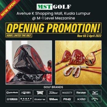 MST-Golf-Opening-Promotion-at-Avenue-K-2-350x350 - Golf Kuala Lumpur Promotions & Freebies Selangor Sports,Leisure & Travel 