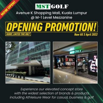 MST-Golf-Opening-Promotion-at-Avenue-K-350x350 - Golf Kuala Lumpur Promotions & Freebies Selangor Sports,Leisure & Travel 