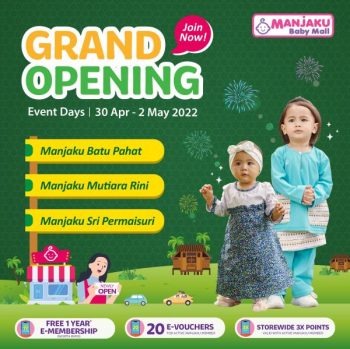 Manjaku-3-Stores-Opening-Promotion-350x349 - Baby & Kids & Toys Baby Foods Babycare Children Fashion Diapers Johor Kuala Lumpur Promotions & Freebies Selangor Toys 