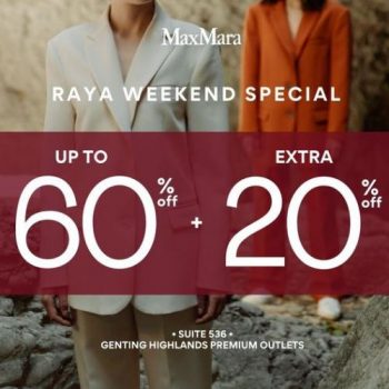 Max-Mara-Raya-Weekend-Sale-at-Genting-Highlands-Premium-Outlets-350x350 - Apparels Fashion Accessories Fashion Lifestyle & Department Store Malaysia Sales Pahang 