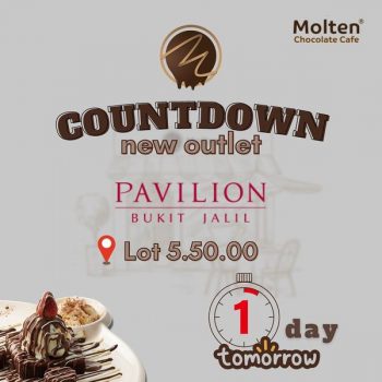 Molten-Chocolate-Cafe-Opening-Deal-at-Pavilion-350x350 - Beverages Food , Restaurant & Pub Kuala Lumpur Promotions & Freebies Selangor 