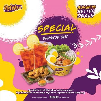 MyLaksa-Bungkus-Better-Deals-Promotion-2-350x350 - Beverages Food , Restaurant & Pub Johor Kedah Kelantan Kuala Lumpur Melaka Negeri Sembilan Pahang Penang Perak Perlis Promotions & Freebies Putrajaya Sabah Sarawak Selangor Terengganu 